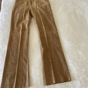 Women’s Size 8 Suede Pants New With Tags Camel Col
